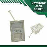 cat6 keystone jack UTP Tools Less floor Mounted