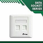 Data Outlet Socket Dual Port