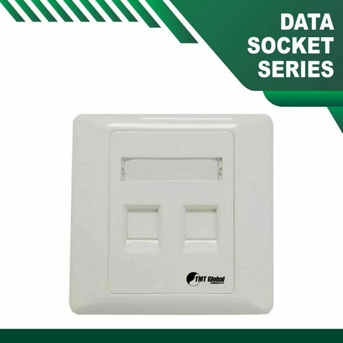 Data Outlet Socket Dual Port