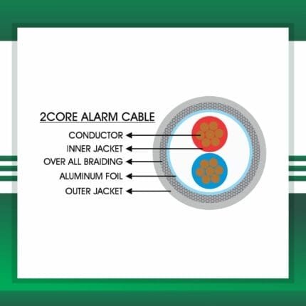 Alarm Cable Shielded 2core 1.5mm 305m