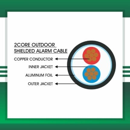 Alarm Cable 2core Shielded Outdoor 1.5mm 305m