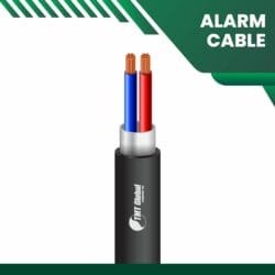 2 core Alarm Cable Shielded Outdoor Braided 1.5mm 305m tmt