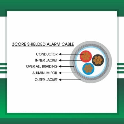 Alarm Cable Shielded 3core 1.5mm 305m