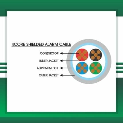 Alarm Cable Shielded 4core 1.5mm 305m
