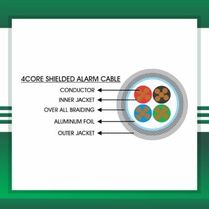 Alarm Cable Shielded 4core 1.5mm 305m
