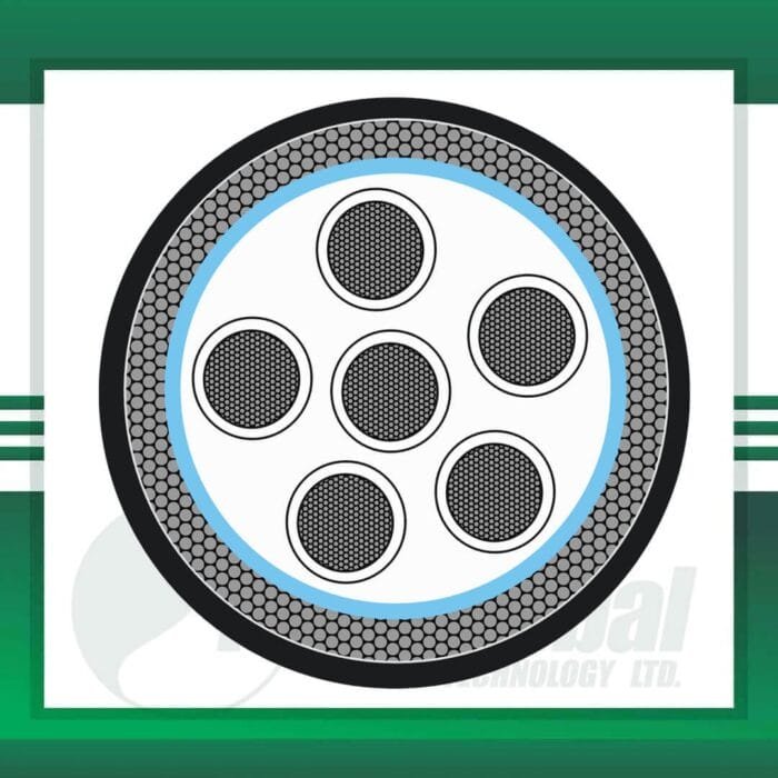 6 core control cable braid shielded PE outdoor 10 to 24 awg 305m - Image 2