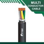 6 core Multi conductor cable PE braid shielded outdoor 16 to 24 awg 305m