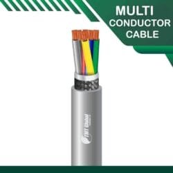 6 core Multi conductor cable braid shielded 16 to 24 awg 305m