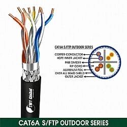 CAT6A SF/UTP PE Outdoor Network Cable 23 AWG 4 Pair 305 m – 6A736MOK
