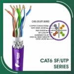 Cat6 SF utp 6xxx8B PE Outdoor Cable 23 awg 4 pair 305m - Image 9