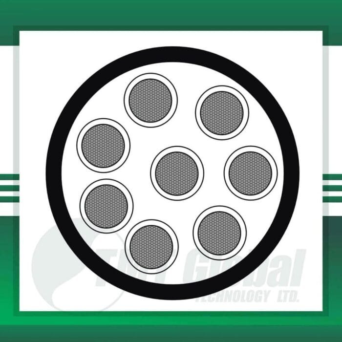 8 core Rubber cable outdoor 16 to 24 awg 305m - Image 3