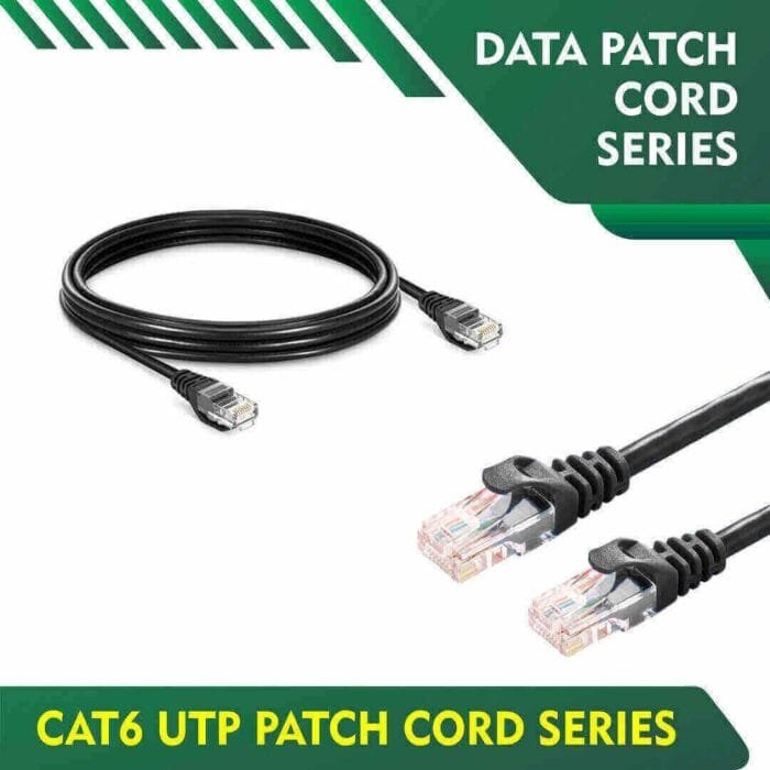 Cat6 utp 6X3PMKXX Black Patch cord 23 awg 0.06cm-100 meter - Image 1
