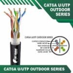 Cat6a f utp 6axx6m PE Outdoor Cable 23 awg 4 pair 305m