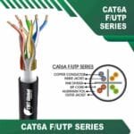 Cat6a f utp 6axx6m LSZH Cable 23 awg 4 pair 305m - Image 3