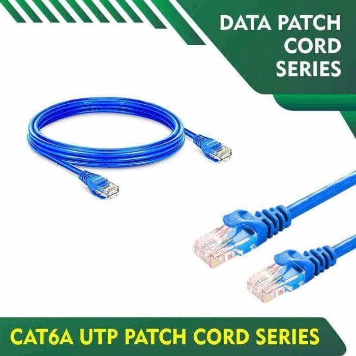 Cat6a utp 6A3PMBXX Blue Patch cord 23 awg 0.06cm-100 meter - Image 1