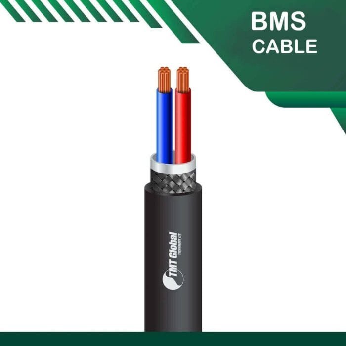 2 core BMS cable braid shielded PE outdoor 16 to 24 awg 305m - Image 1