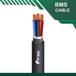 3 core BMS cable braid shielded PE outdoor 16 to 24 awg 305m