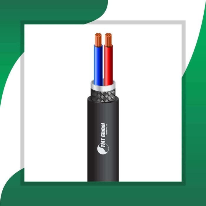 2 core Alarm cable braid shielded PE outdoor 16 to 24 awg 305m - Image 5
