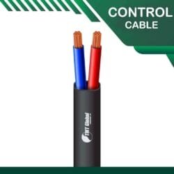 2 core control cable flat outdoor 10 to 24 awg 305m