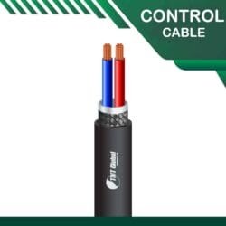 2 core control cable braid shielded outdoor 10 to 24 awg 305m