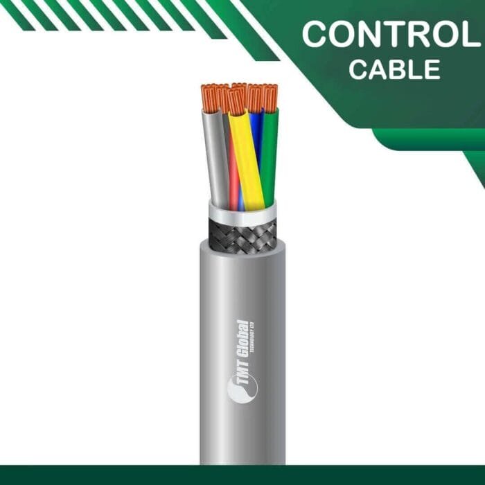 6 core control cable braid shielded pvc 10 to 24 awg 305m - Image 1