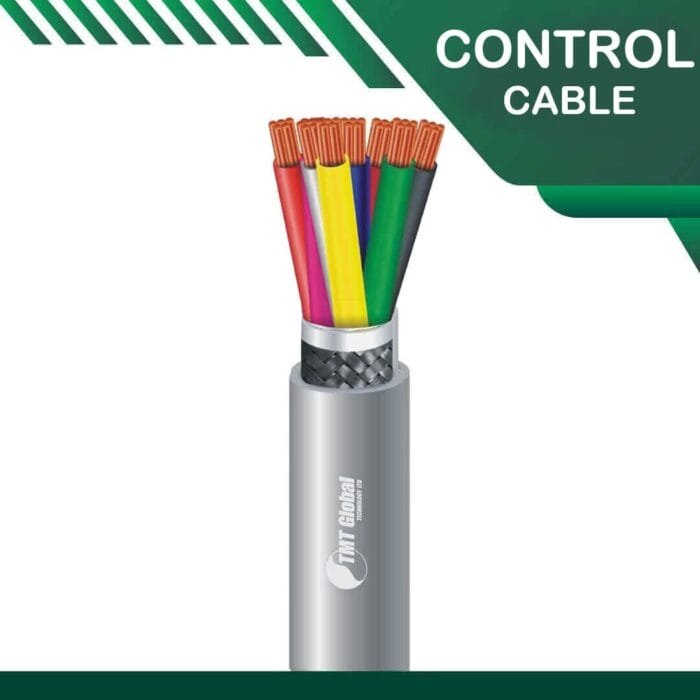 8 core control cable braid shielded pvc 10 to 24 awg 305m - Image 1