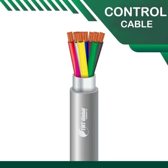 8 core control cable shielded pvc 10 to 24 awg 305m - Image 1