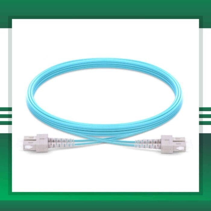 sc to sc upc duplex om3 fiber patch cord lszh multimode 1-100 meter - Image 3