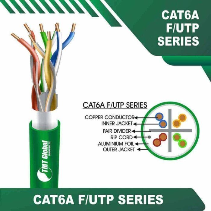 Cat6a f utp 6axx6m LSZH Cable 23 awg 4 pair 305m - Image 5
