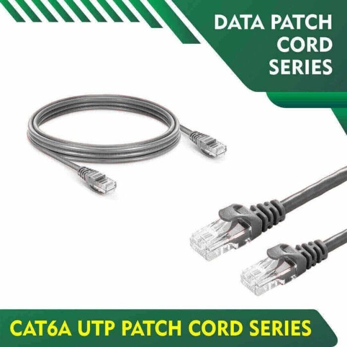 Cat6a utp 6A3PMGXX Grey Patch cord 23 awg 0.06cm-100 meter - Image 1