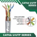 Cat6a u utp 6axx6m pvc Cable 23 awg 4 pair 305m - Image 6
