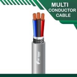 3 core Multi conductor cable braid shielded 16 to 24 awg 305m