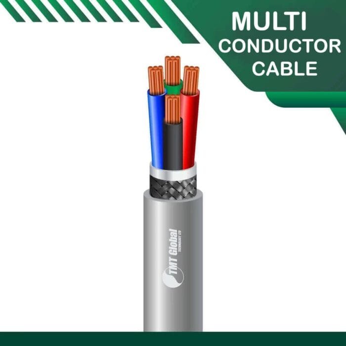 4 core Multi conductor cable braid shielded 16 to 24 awg 305m - Image 1