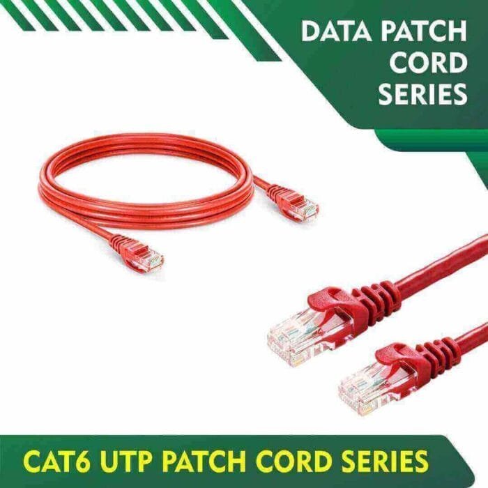 Cat6 utp Patch cord 24 awg Red 0.06cm-100 meter 6X4PBXXX - Image 1