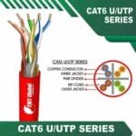 Cat6 U utp 6xxx2B PE Outdoor Cable 23 awg 4 pair 305m - Image 6