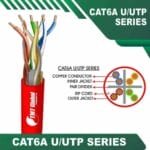 Cat6a u utp 6axx6m pvc Cable 23 awg 4 pair 305m - Image 8