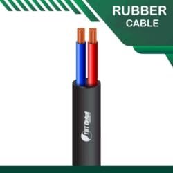 2 core Rubber cable outdoor 16 to 24 awg 305m