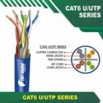 Cat6a u utp cable 6axx5b pvc 23 awg 4 pair 305m - Image 3