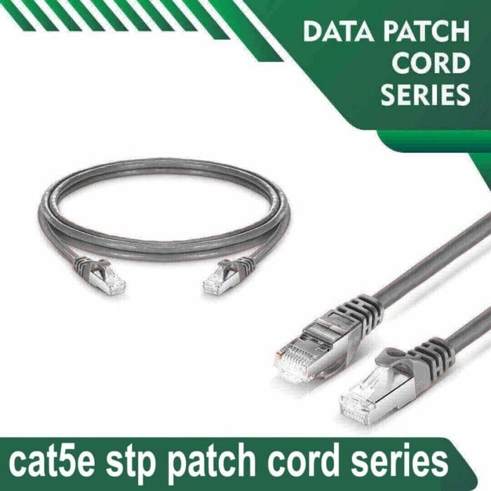 Cat5e stp 5X4SMGXX Grey Patch cord 24 awg 0.06cm-100 meter - Image 1