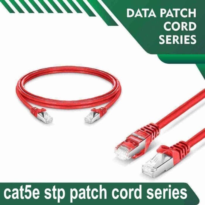 Cat5e stp 5X4SMRXX Red Patch cord 24 awg 0.06cm-100 meter - Image 1