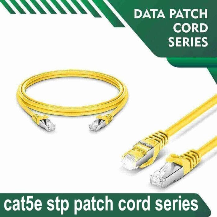 Cat5e stp 5X4SMYXX Yellow Patch cord 24 awg 0.06cm-100 meter - Image 1