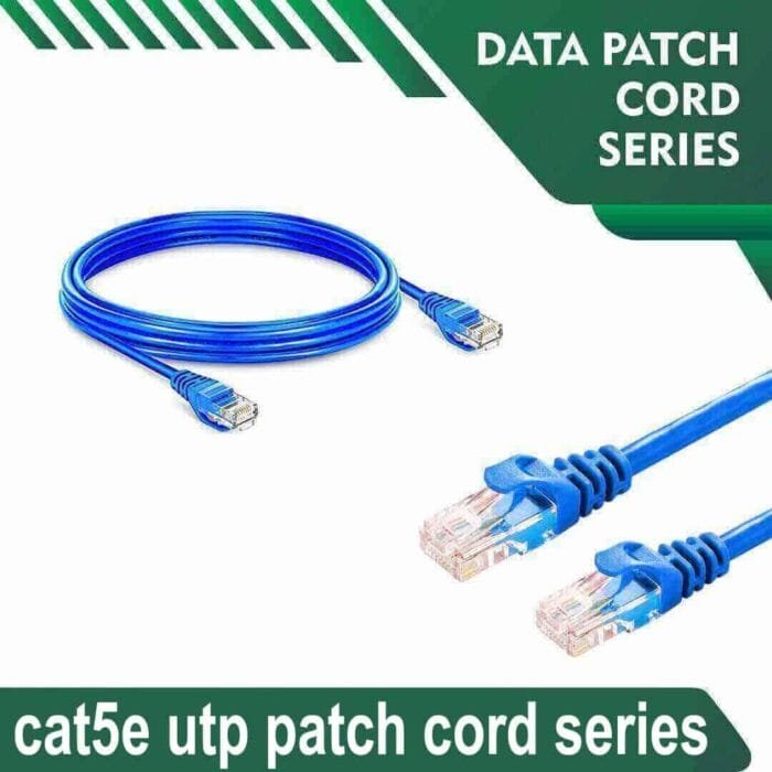 Cat5e utp 5X4PBBXX Blue Patch cord 24 awg 0.06cm-100 meter - Image 1
