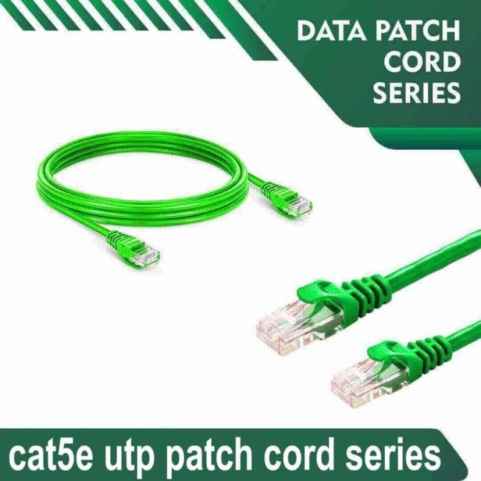 Cat5e utp 5X4PBNXX Green Patch cord 24 awg 0.06cm-100 meter - Image 1