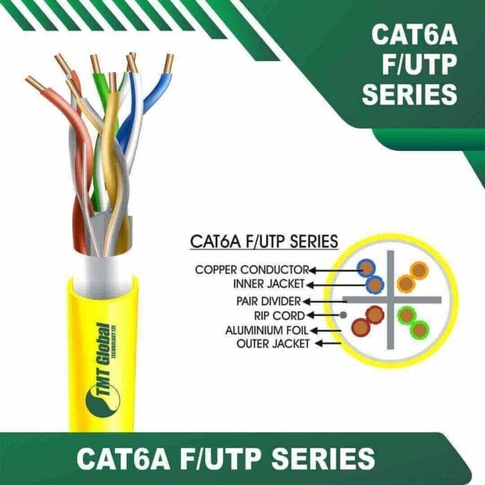 Cat6a f utp 6axx6m LSZH Cable 23 awg 4 pair 305m - Image 11