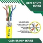 Cat6 sf utp 6xxx6m PE Outdoor Cable 23 awg 4 pair 305m - Image 2
