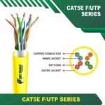 Cat5e f utp 5xxx5B LSZH Cable 24 awg 4 pair 305m - Image 2