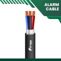 3 core Alarm cable shielded outdoor 16 to 24 awg 305m