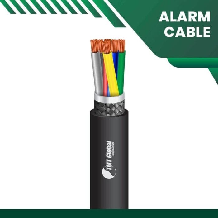 6 core Alarm cable braid shielded PE outdoor 16 to 24 awg 305m - Image 1