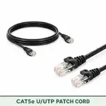 Cat5e U/UTP 5X4PMUOKXX Series | 24 AWG Outdoor Network Patch Cord black color
