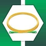 Fiber Optic Patch Cord Single Mode SC-SC-APC simplex LSZH